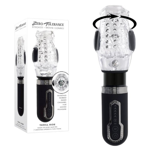 Thrill Ride Vibrating Mens Stroker by Evolved - Masturbators and Strokers