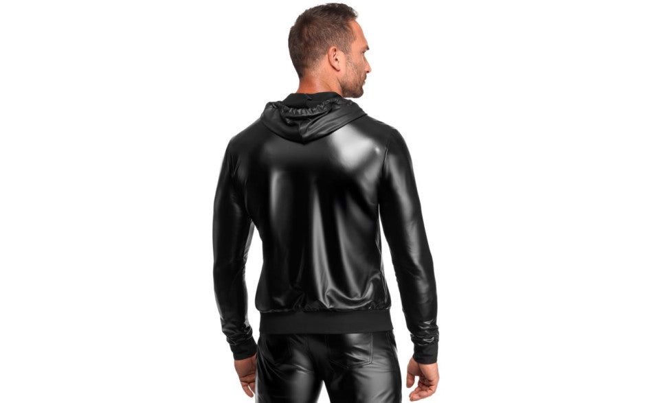 Noir Handmade Vexen Hooded Mens Jacket Black - Mens Briefs And Boxers