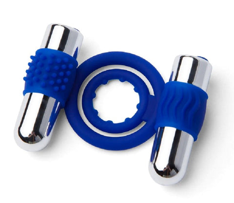 Zolo Duo Rechargeable Cock Ring by Xgen Products - Stretchy Cock Rings