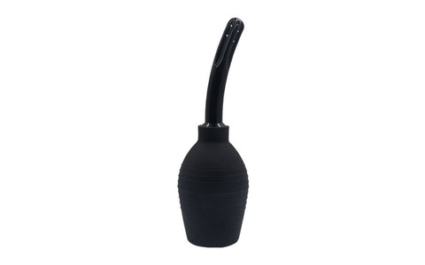 Silicone Ribbed Anti-Backflow Douche by SXE Novelties - Enemas and Douches