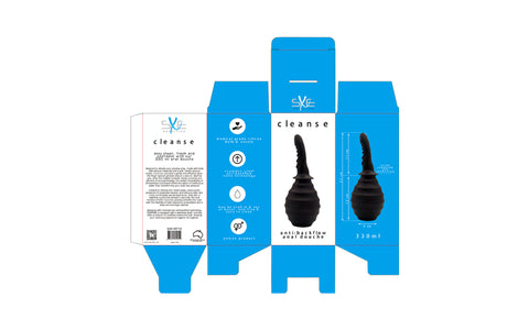 Cleanse Anti-backflow Anal Douche 330ml by SXE Novelties - Enemas and Douches