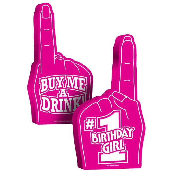 #1 Birthday Girl Foam Hand - - Sex Games, Coupons and Tricks