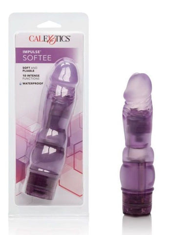 Impulse 10 Function Softee Satin Vibrating Dong - G-Spot Vibrators