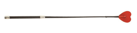 26 Inch Red Heart Tip Crop by Spartacus Enterprises - Whips And Crops