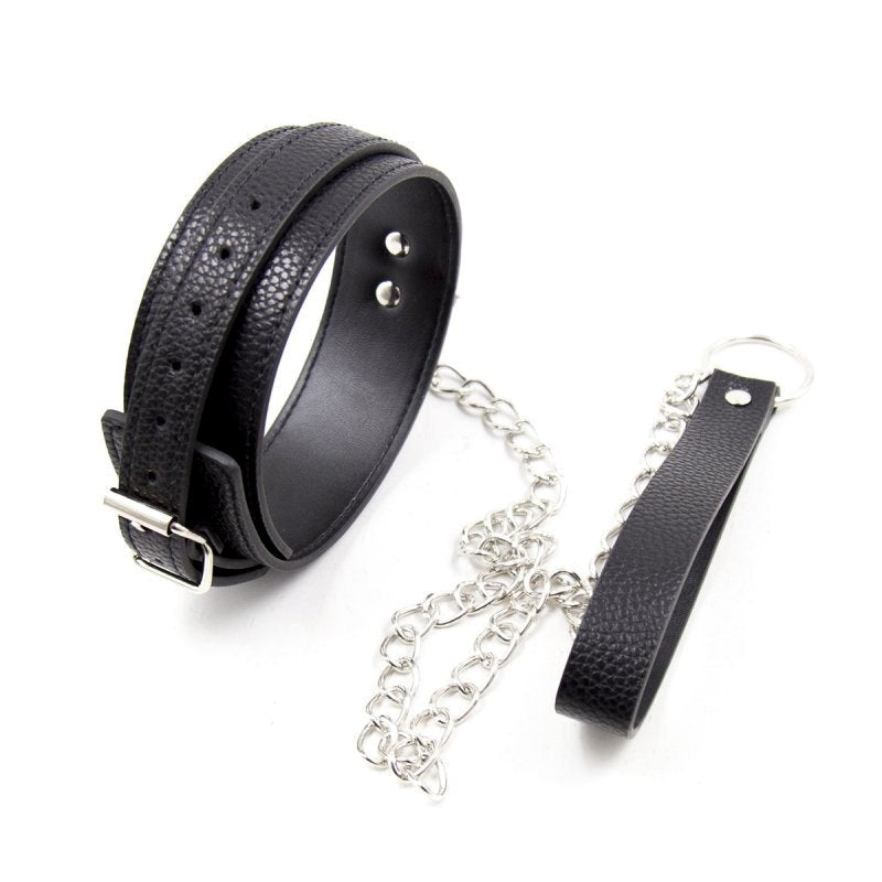 3D Kink Faux Leather Pet Collar - - Collars And Cuffs