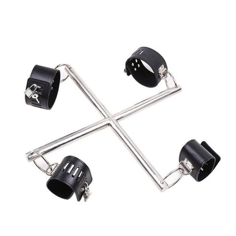 4 Way Leather Bondage Restraint by BDStyle - Spreaders and Hangers