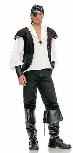 5 Piece First Mate Costume - - Fancy Dress Ups