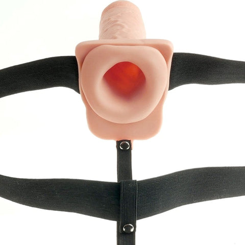 Fetish Fantasy 6 Inch Rechargeable Hollow Strap-On - Strap On Sextoys