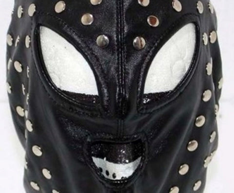 Achilles Stretch Faux Leather Extreme Bondage Hood - Bondage Hoods