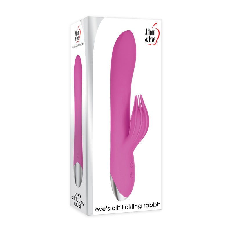 Adam & Eve Clit Tickling Rabbit - Pink - - Rabbit Vibrators