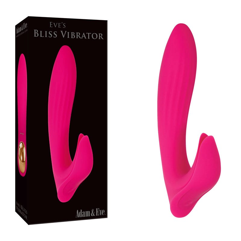 Adam & Eve Eves Bliss Vibrator - Pink - - Rabbit Vibrators