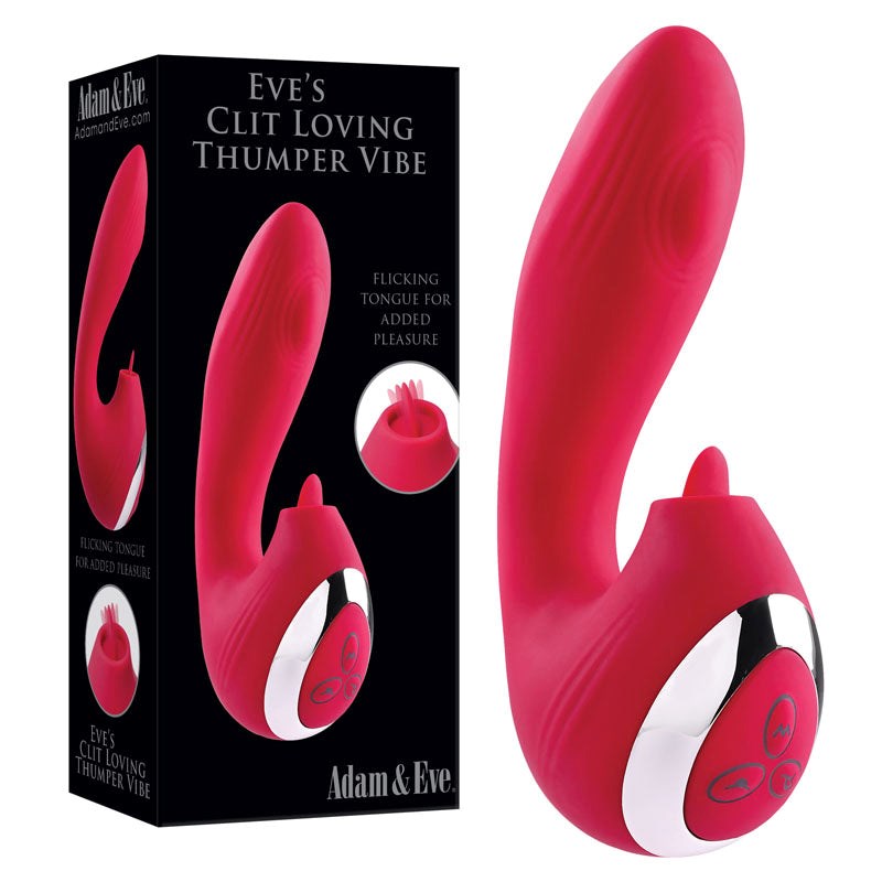 Adam & Eve Eves Clit Loving Thumper Vibe - - G-Spot Vibrators