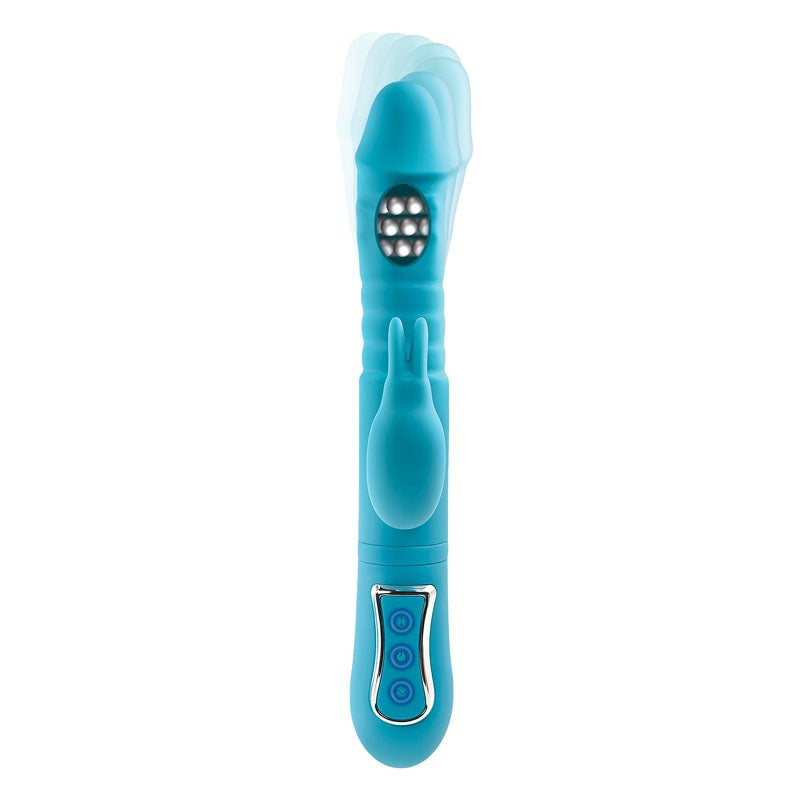 Adam & Eve Eves Thrusting Triple Joy Rabbit - - Rabbit Vibrators