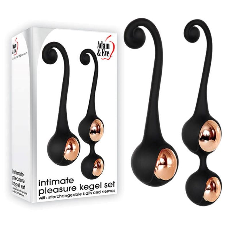 Adam & Eve Intimate Pleasure Kegel Set - - Love Eggs and Kegel Exercisers