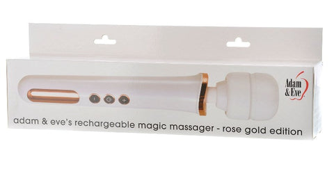 Rechargeable Magic Massager Rose Gold by Adam & Eve - Personal Massagers