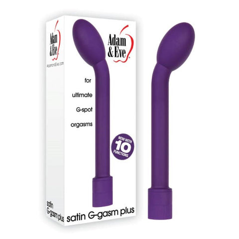 Satin G-Gasm Plus G-Spot Vibrator by Adam & Eve - G-Spot Vibrators