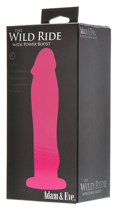 Adam & Eve The Wild Ride with Power Booster Vibrator - - Vibrating Dildos