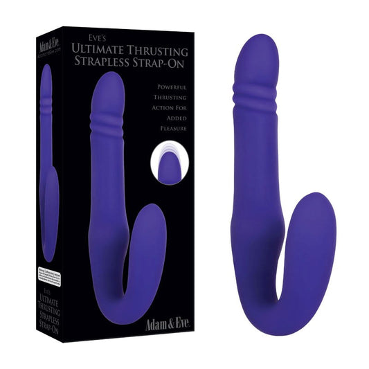 Adam & Eve Ultimate Thrusting Strapless Strap-On - - Strap On Sextoys