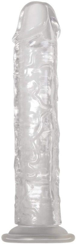 Adam and Eve Crystal Clear 8 inch Dong - - Realistic Dildos