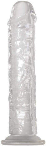 Crystal Clear 8 inch Dong Hands-Free by Adam & Eve - Realistic Dildos