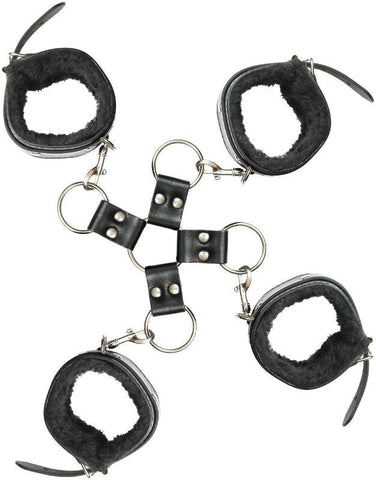 Leather Hog Tie Restraint by Adam & Eve Sextoys - Cuffs and Restraints