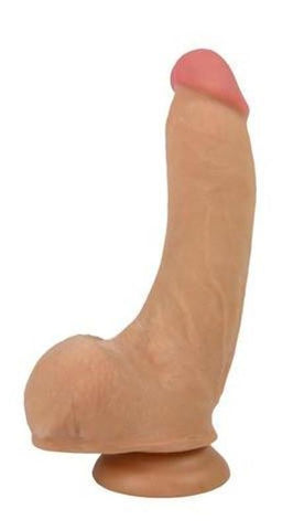 Adam Male Cyberskin 8 Inch Realistic Cock by Doc Johnson - Realistic Dildos
