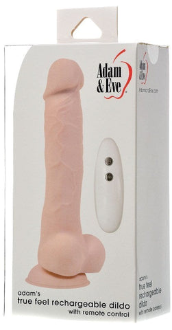 True Feel Rechargeable Dildo with Remote Control - Vibrating Dildos