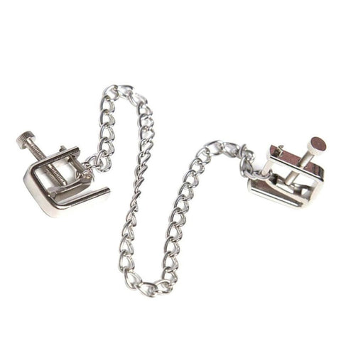 Adjustable Nipple C-Clamps Stainless Steel by BDStyle - Breast and Nipple Toys