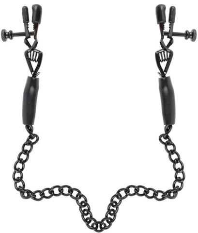 Fetish Fantasy Adjustable Nipple Chain Clamps - Nipple and Clit Clamps