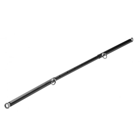 Adjustable Steel Spreader Bar Black by XR Brands - Spreaders and Hangers