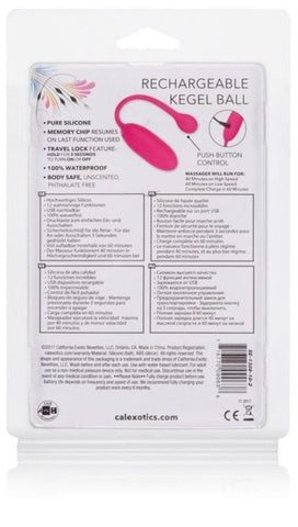 Advanced Rechargeable Kegel Exerciser Ball by CalExotics - Love Eggs and Kegel Exercisers