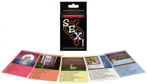 Adventurous Sex Card Game by Kheper Games - Sex Games, Coupons and Tricks