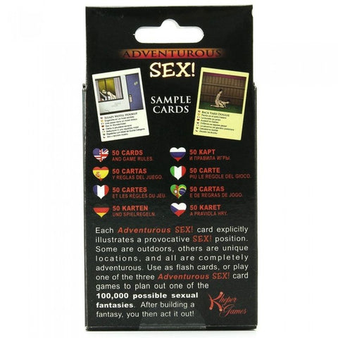 Adventurous Sex Card Game by Kheper Games - Sex Games, Coupons and Tricks