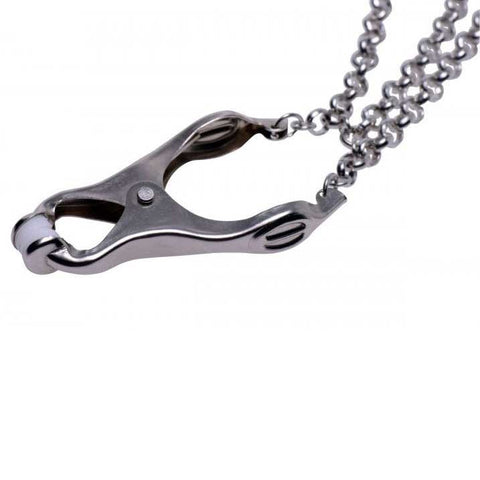Affix Triple Chain Nipple Clamps by XR Brands - Nipple and Clit Clamps