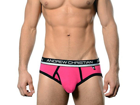 Air Sculpt Brief Fuchsia by Andrew Christian - Mens Briefs And Boxers