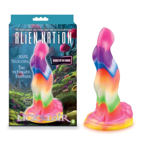 Alien Nation Lick Of The Lair Glow in Dark Fantasy Dong - Realistic Dildos