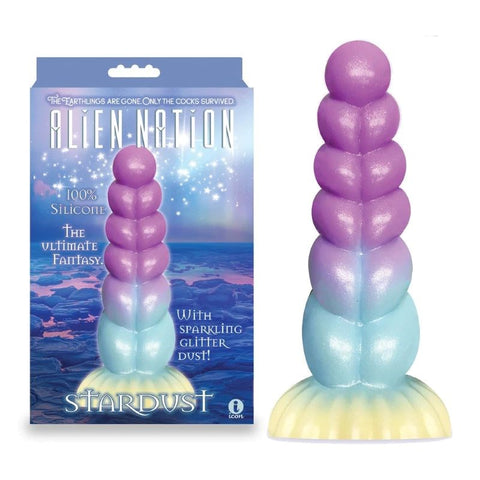 Alien Nation Stardust Glitter Fantasy Dong by Icon Brands - Non-Realistic Dildos