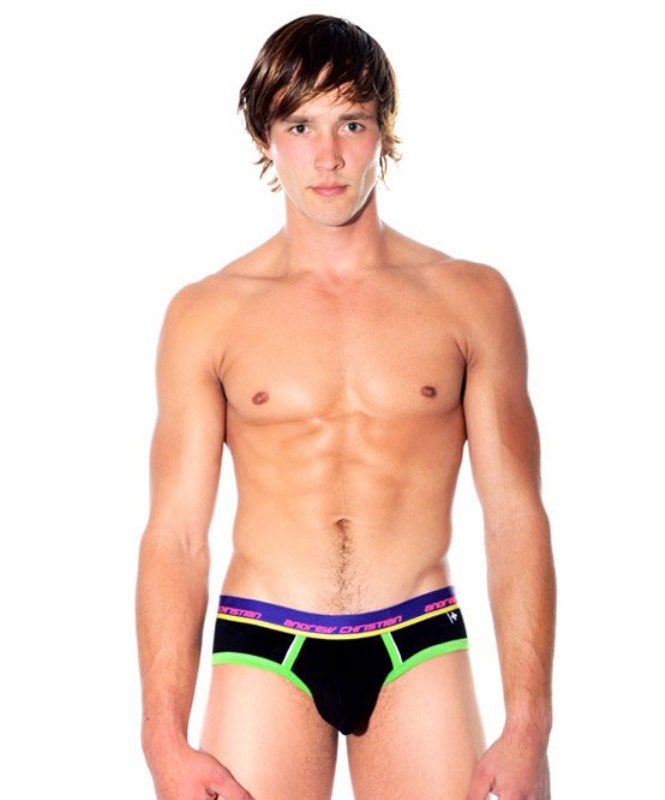 Almost Naked Eclipse Brief w/ Show-It Black - - Jocks and G-Strings