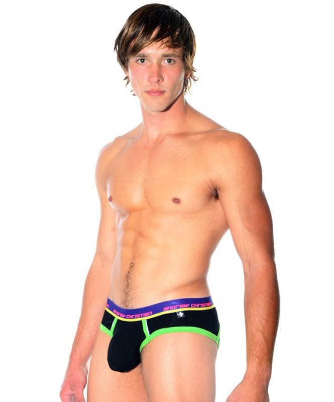 Almost Naked Eclipse Brief w/ Show-It Black - - Jocks and G-Strings