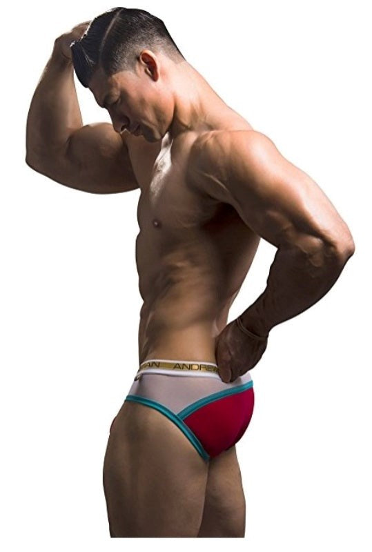 Almost Naked Peek-a-boo Holiday Brief Red - - Jocks and G-Strings