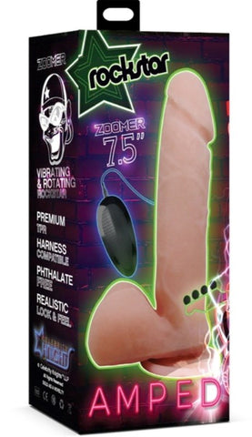 Amped Zoomer 7 5 Inch Realistic Dildo by La Viva - Realistic Dildos