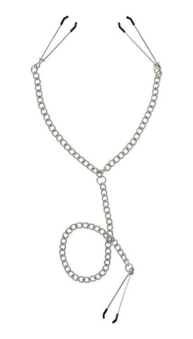Anais Y-Style Nipple To Clit Set by XR Brands - Nipple and Clit Clamps