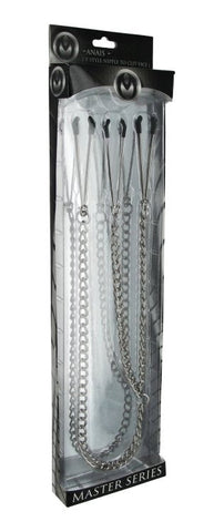 Anais Y-Style Nipple To Clit Set by XR Brands - Nipple and Clit Clamps