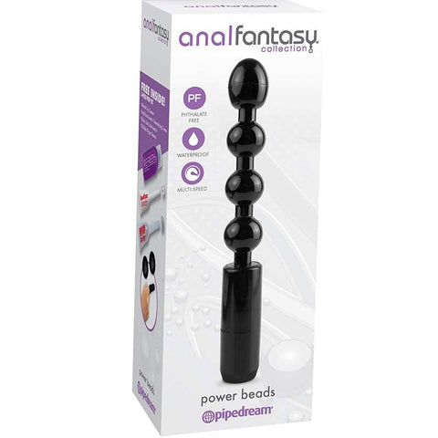 Anal Fantasy Collection Power Beads 4.75'' Anal Cord - Anal Beads and Balls