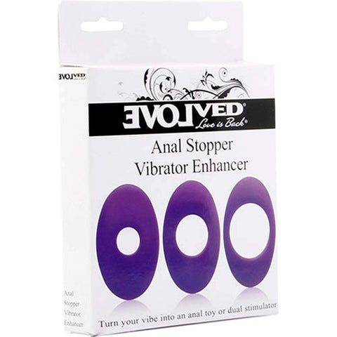 Anal Stopper Vibrator Enhancer by Evolved - Prostate Toys