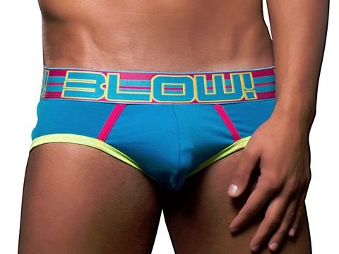 BLOW! Boxer Turquoise by Andrew Christian - Mens Briefs And Boxers