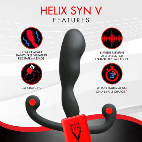 Helix Syn V Silicone Prostate Massager by Aneros - Prostate Toys
