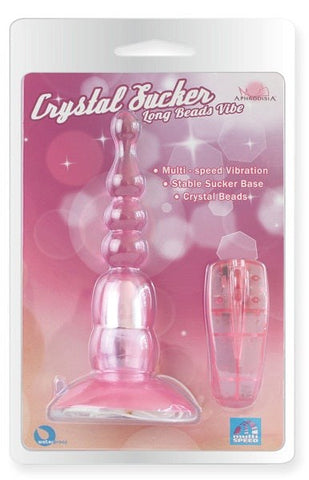 Crystal Sucker Anal Beads Vibe by Aphrodisia - Prostate Toys