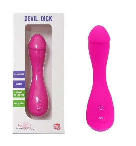 Devil Dick Vibrator 7.5 inches by Aphrodisia - Silicone Vibrators