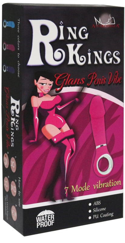 Aphrodisia Ring Kings 7 Mode Glans - - Waterproof Vibrators